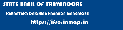 STATE BANK OF TRAVANCORE  KARNATAKA DAKSHINA KANNADA MANGALORE   ifsc code
